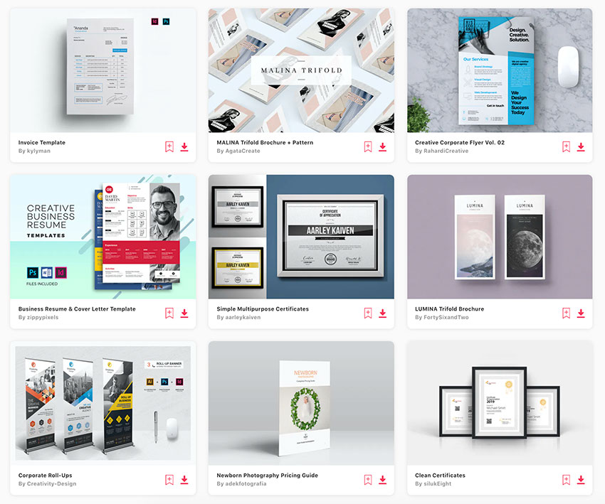 60+ Time-Saving Print Templates for InDesign &amp; Photoshop | Envato Tuts+